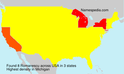 Surname Romanescu in USA Surname Romanescu in USA