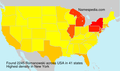 Surname Romanowski in USA Surname Romanowski in USA