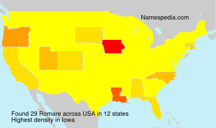 Surname Romare in USA Surname Romare in USA