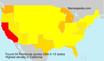 Surname Rombouts in USA Surname Rombouts in USA