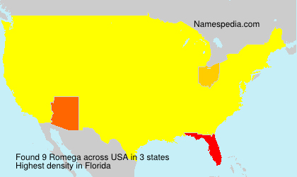 Surname Romega in USA Surname Romega in USA