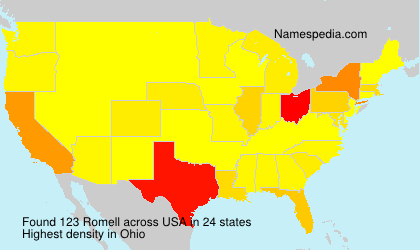 Surname Romell in USA Surname Romell in USA
