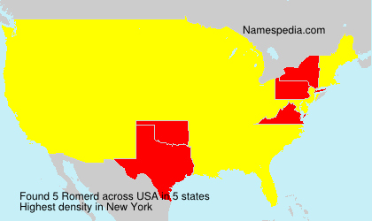 Surname Romerd in USA Surname Romerd in USA