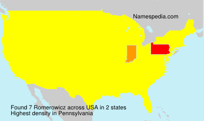 Surname Romerowicz in USA Surname Romerowicz in USA