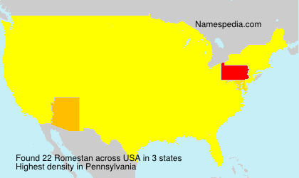 Surname Romestan in USA Surname Romestan in USA