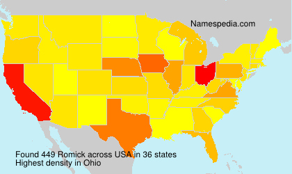 Surname Romick in USA Surname Romick in USA
