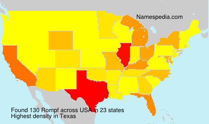 Surname Rompf in USA Surname Rompf in USA