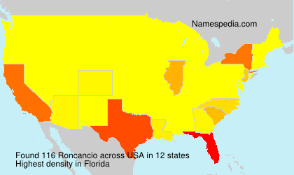 Surname Roncancio in USA Surname Roncancio in USA
