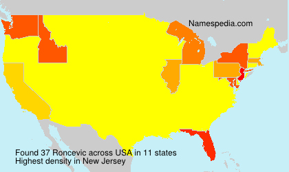 Surname Roncevic in USA Surname Roncevic in USA