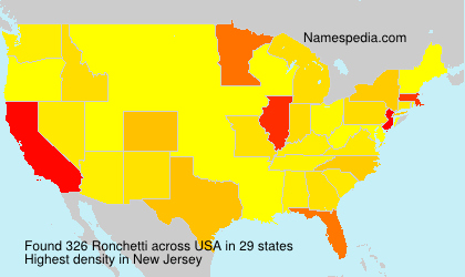 Surname Ronchetti in USA Surname Ronchetti in USA