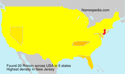 Surname Roncin in USA Surname Roncin in USA
