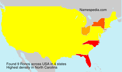 Surname Roncs in USA Surname Roncs in USA