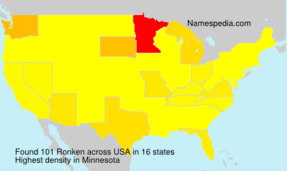 Surname Ronken in USA Surname Ronken in USA