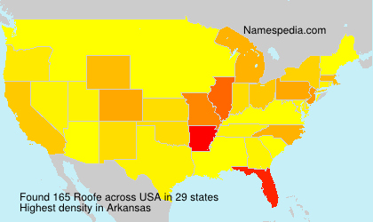 Surname Roofe in USA Surname Roofe in USA