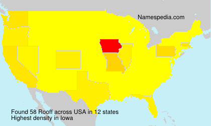 Surname Rooff in USA Surname Rooff in USA