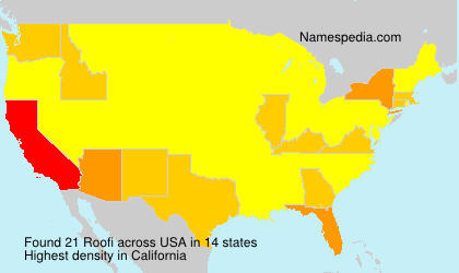 Surname Roofi in USA Surname Roofi in USA