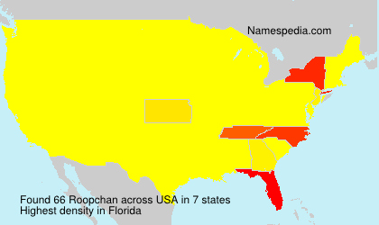 Surname Roopchan in USA Surname Roopchan in USA