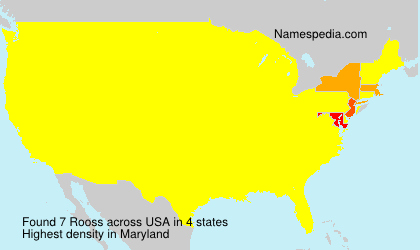 Surname Rooss in USA Surname Rooss in USA
