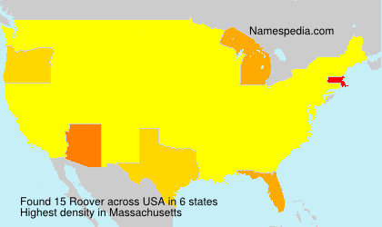 Surname Roover in USA Surname Roover in USA