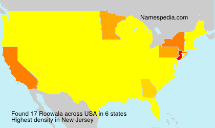 Surname Roowala in USA Surname Roowala in USA
