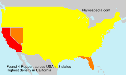 Surname Roppert in USA Surname Roppert in USA