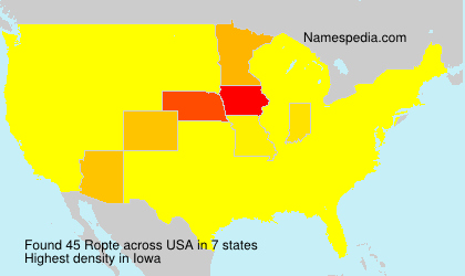 Surname Ropte in USA Surname Ropte in USA