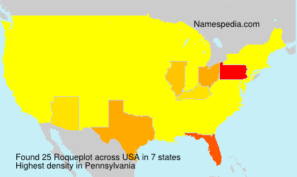 Surname Roqueplot in USA Surname Roqueplot in USA