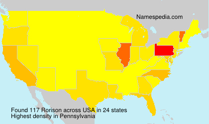 Surname Rorison in USA Surname Rorison in USA