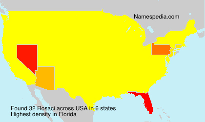 Surname Rosaci in USA Surname Rosaci in USA