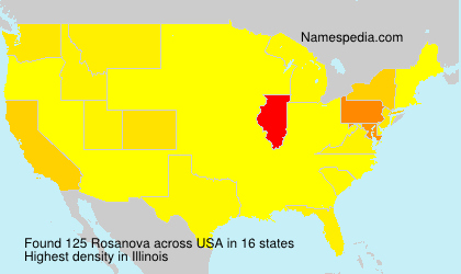 Surname Rosanova in USA Surname Rosanova in USA