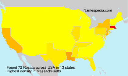 Surname Rosata in USA Surname Rosata in USA