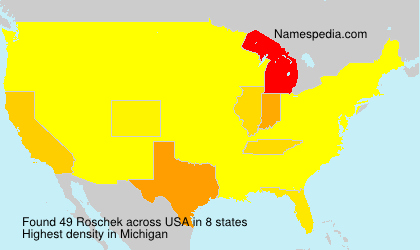 Surname Roschek in USA Surname Roschek in USA