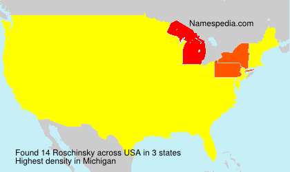 Surname Roschinsky in USA Surname Roschinsky in USA