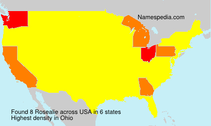 Surname Rosealie in USA