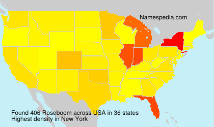 Surname Roseboom in USA Surname Roseboom in USA