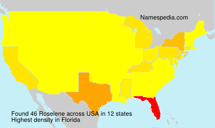 Surname Roselene in USA Surname Roselene in USA
