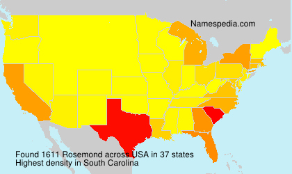 Surname Rosemond in USA Surname Rosemond in USA