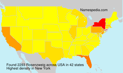 Surname Rosenzweig in USA Surname Rosenzweig in USA