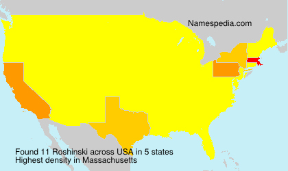 Surname Roshinski in USA Surname Roshinski in USA