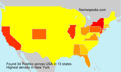 Surname Roshko in USA Surname Roshko in USA