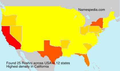 Surname Roshni in USA Surname Roshni in USA