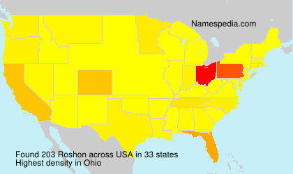 Surname Roshon in USA Surname Roshon in USA