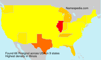Surname Rosignol in USA Surname Rosignol in USA