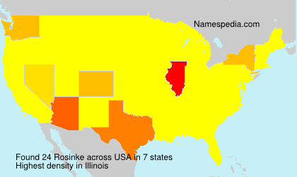 Surname Rosinke in USA Surname Rosinke in USA
