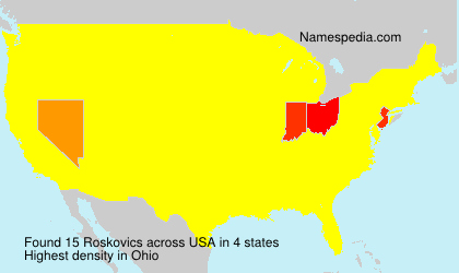 Surname Roskovics in USA Surname Roskovics in USA