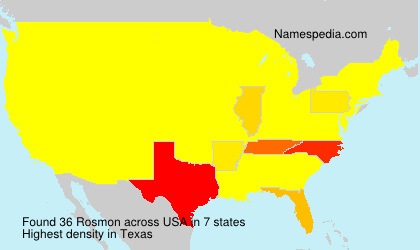 Surname Rosmon in USA Surname Rosmon in USA