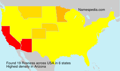 Surname Rosness in USA Surname Rosness in USA