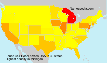 Surname Rosol in USA Surname Rosol in USA