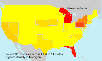 Surname Rosowski in USA Surname Rosowski in USA