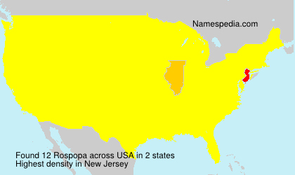 Surname Rospopa in USA Surname Rospopa in USA